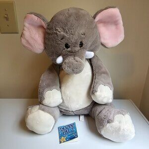 GANZ Dozee Palz Elephant Plush Stuffed Animal with Pillow Salesman's Sample 19"